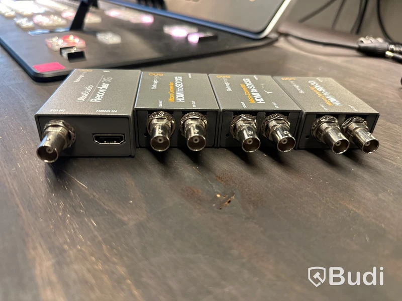 3 st. Micro converter och 1 st. recorder, Blackmagic design