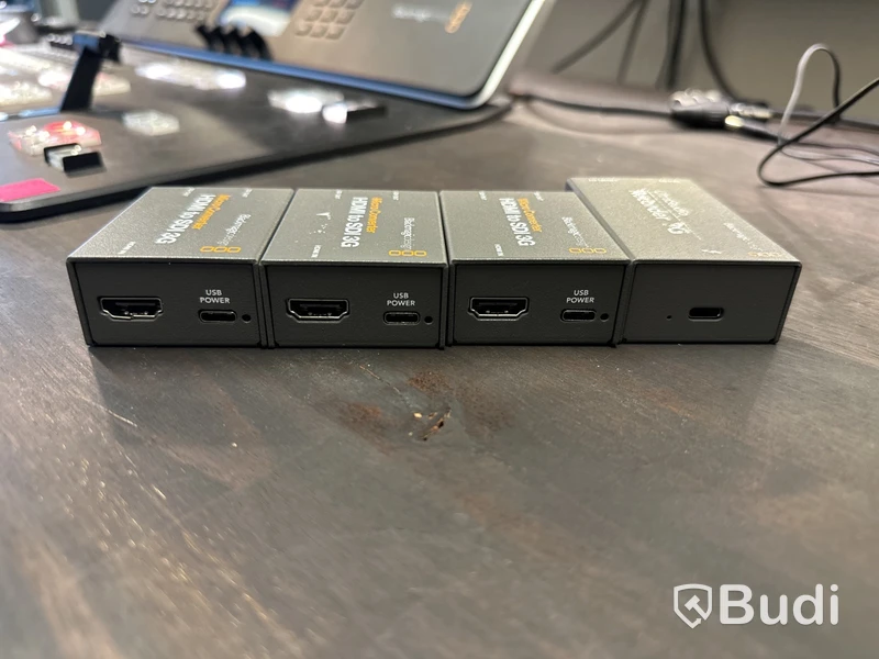3 st. Micro converter och 1 st. recorder, Blackmagic design