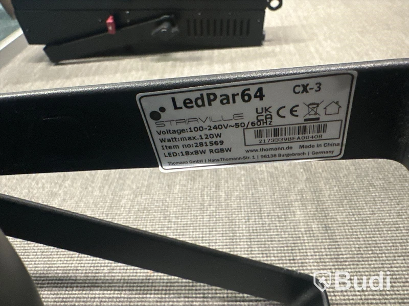 2 st. scenlampor - LedPar 54