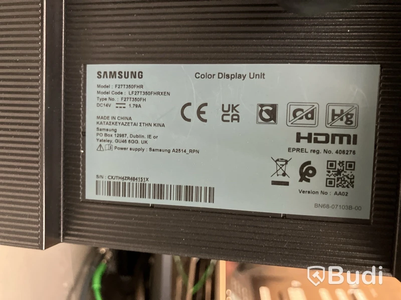 Datorskärm med väggfäste, Samsung