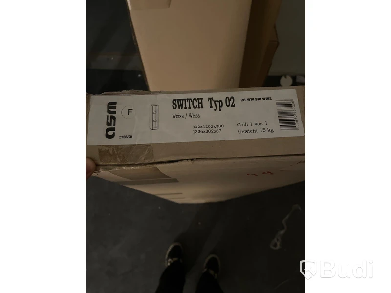 Vitrin Switch 120 vit, 120x30x30 cm Nypris: 1190 kr