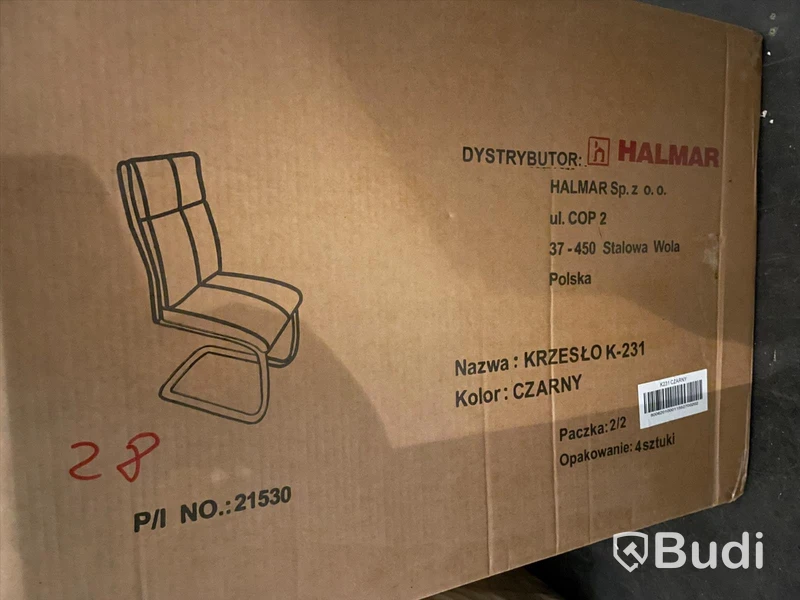 Matstol Perlini svart K231 Nypris: 1490 kr