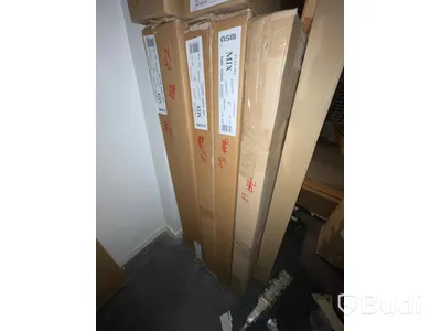 5 paket hyllplan Gallino, svart
