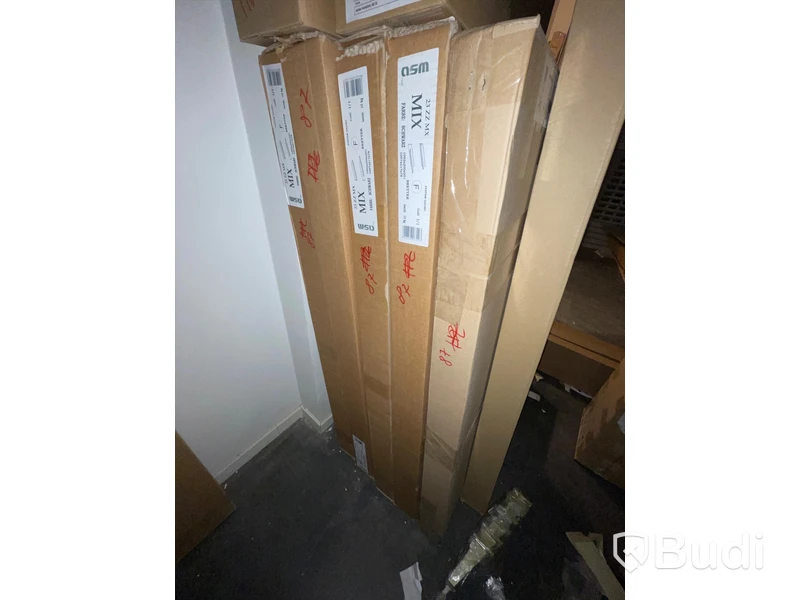 5 paket hyllplan Gallino, svart