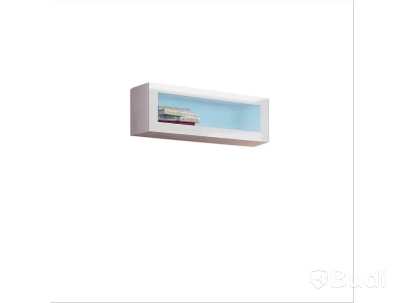 Vigo Vitrinskåp vit Ze szklem, 35x32x90 cm