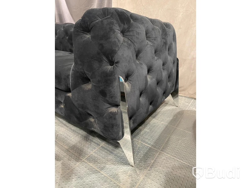 2sits soffa - Chesterfield Chelsea Svart 173x90x75 cm Nypris: 12990 kr