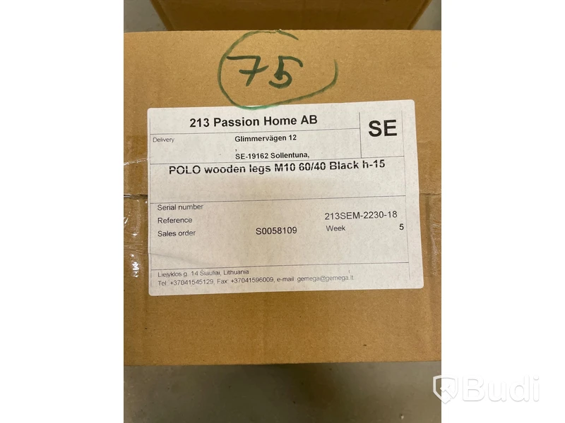 4st Polo ben, svart h-15