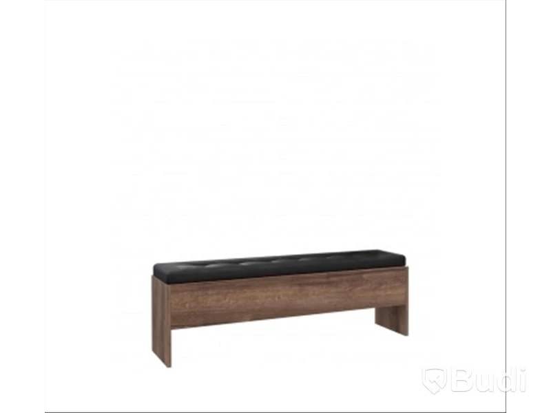 Bänk Svart/ek 165x54x34,8 cm Nypris: 1590 kr