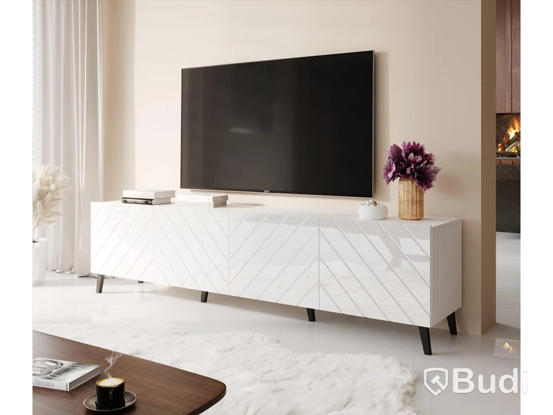 TV-bänk 200 Abeto vit, 200x52x41 cm Nypris: 4990 kr