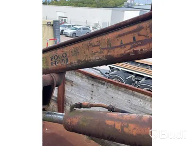 Veteranlastbil Scania Vabis L 75 kranbil med släp
