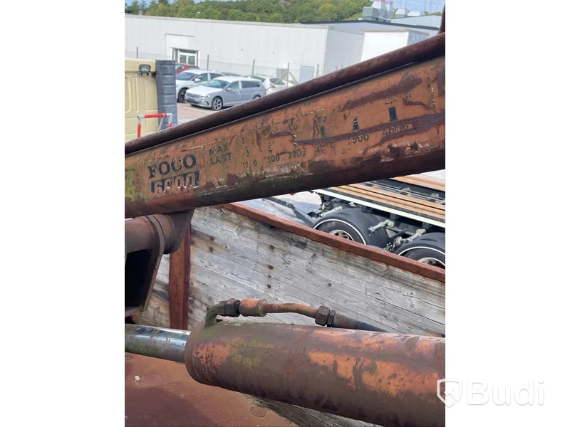 Veteranlastbil Scania Vabis L 75 kranbil med släp