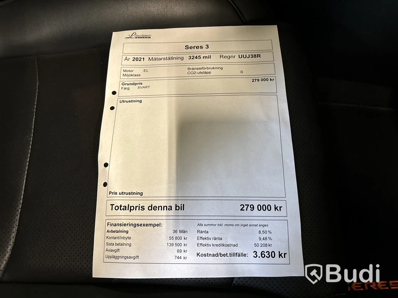 Elbil DFSK Seres 3 (163hk) Premium, -2020