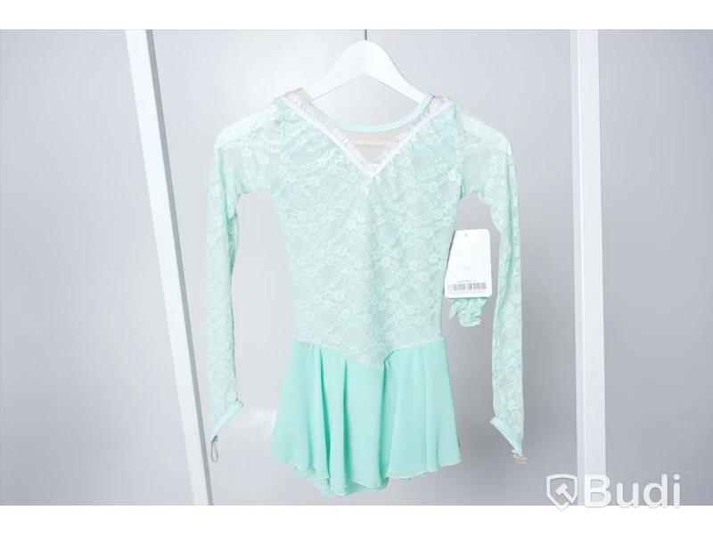 Konståkningsdräkt - Elite Xpression Mint Green (Storlek 12-14). Nypris: 1205kr