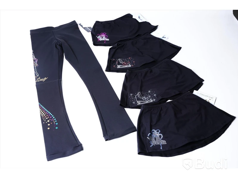 Konståknings Set - 4st kjolar Chloe Noel, 1st tajts ny2 Sportswear - Storlek 160cl. Nypris ca 2566kr.