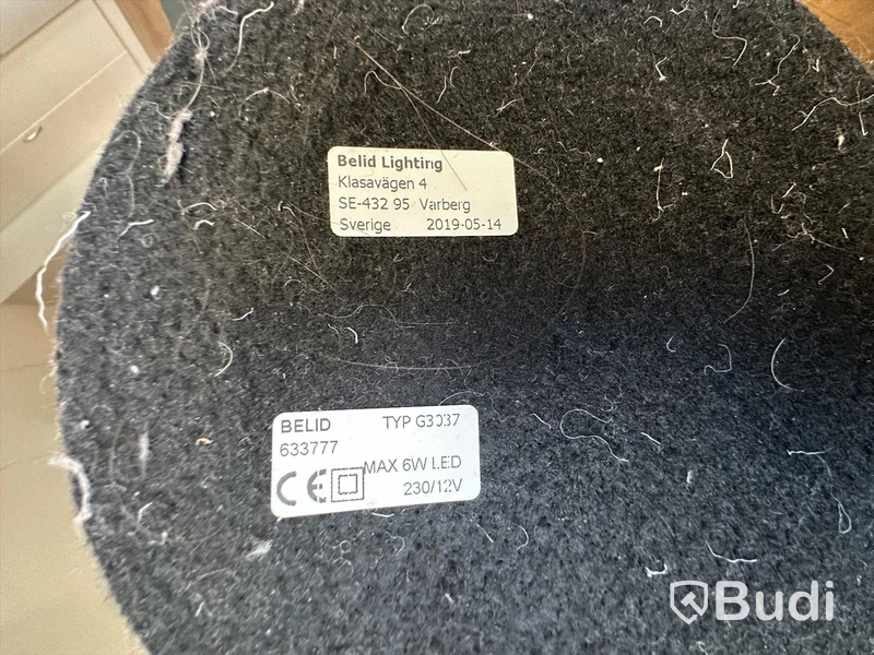 Lampa på fot Belid G3037, Höjd 140 cm