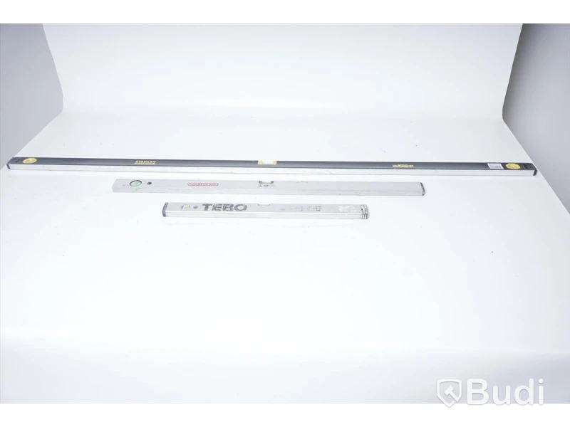Vattenpass, 3 stk 180, 100, 60 cm