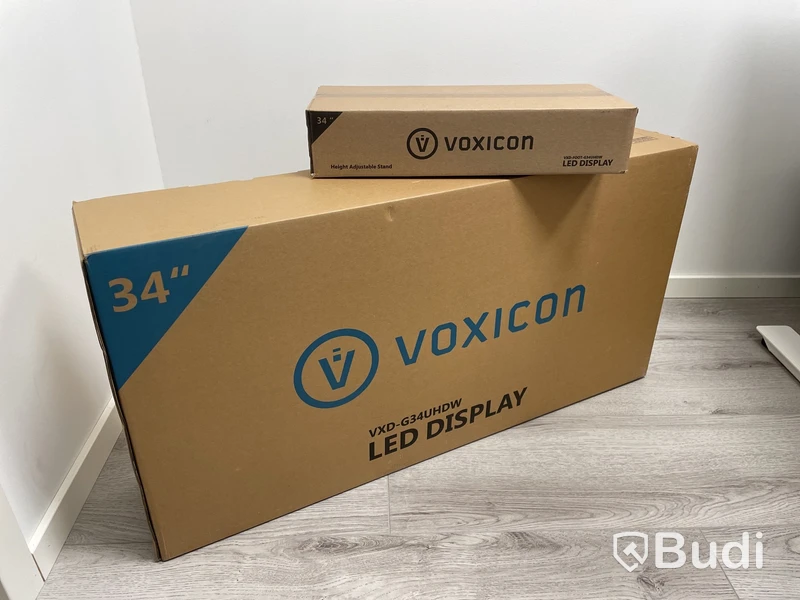 Datorskärm, Voxicon, ny i kartong, 34tum, ink ställ