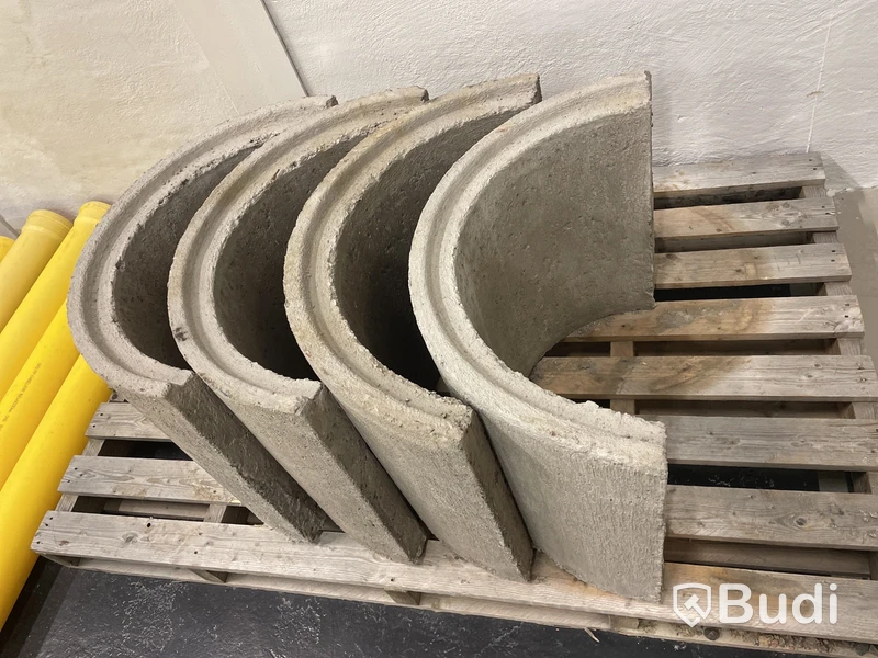 Parti med betongfundament