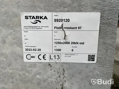 2 st. L-vinklar i betong