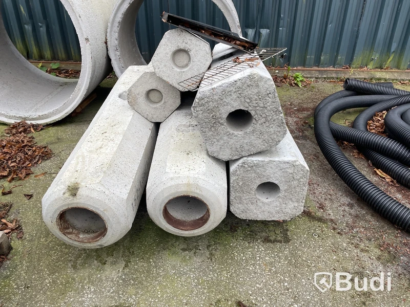 Parti med betongfundament