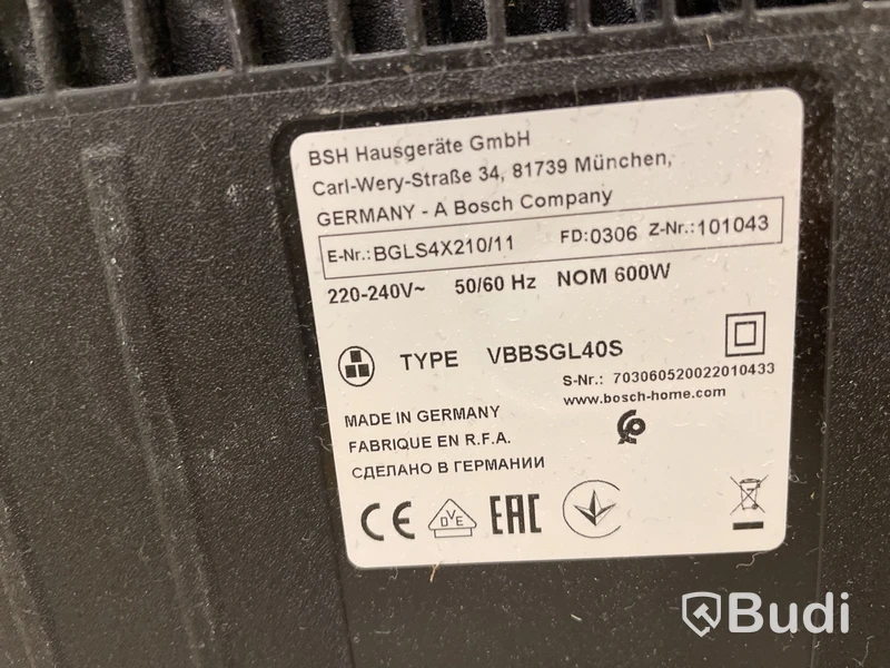 Dammsugare, Bosch