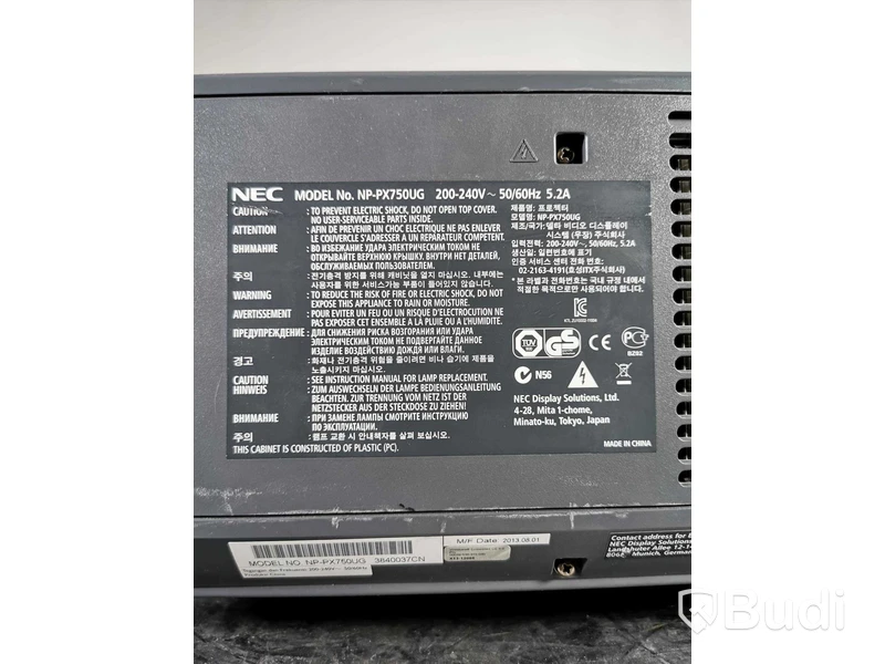Projektor NEC NP-PX750U 7500