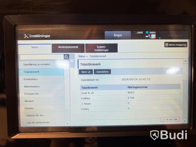 Skrivare / scanner / kopiator Sharp MX-C304W.    Avtal - A10314094