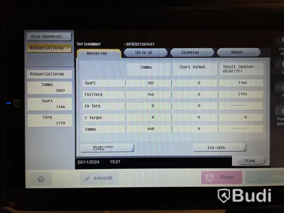 Skrivare Konica Minolta bizhub C3350i