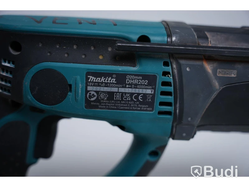 Borrhammare -Makita DHR 202 ink Batteri och Laddare