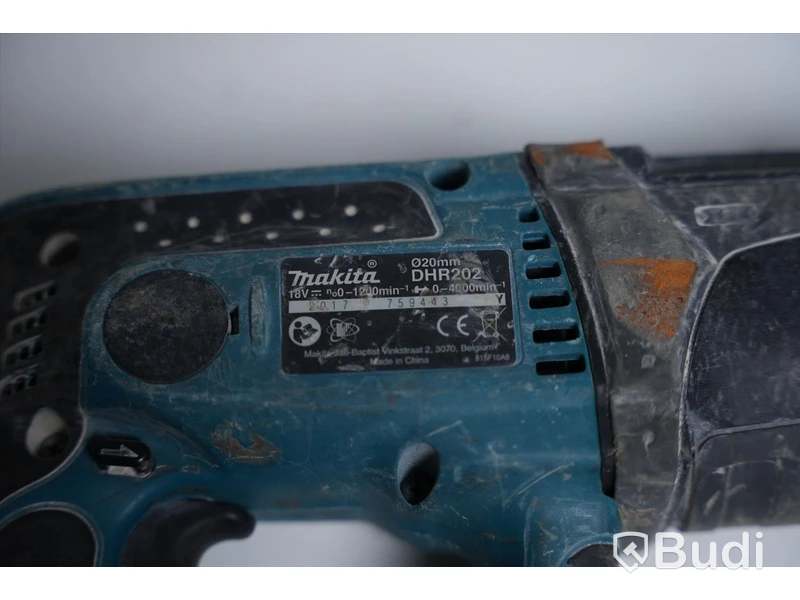 Borrhammare - Makita DHR 202 ink Batteri och Laddare