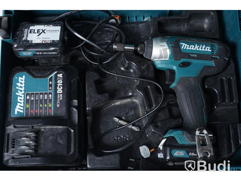 Skruvdragare - Makita TD110D inkl. batteri och laddare