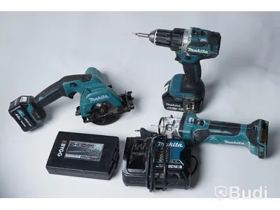 Makita verktyg - Cirkelsåg, Skruvdragare, Multiverktyg, Batteriladdare
