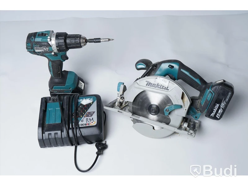 Makita verktyg - Cirkelsåg, Skruvdragare, Batteriladdare