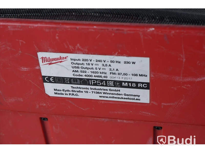 Byggradio - Milwaukee M18 RC