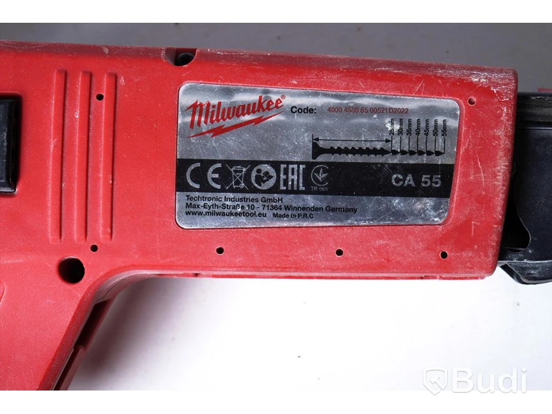 Skruvmagasin - Milwaukee CA 55 med 2 batteri