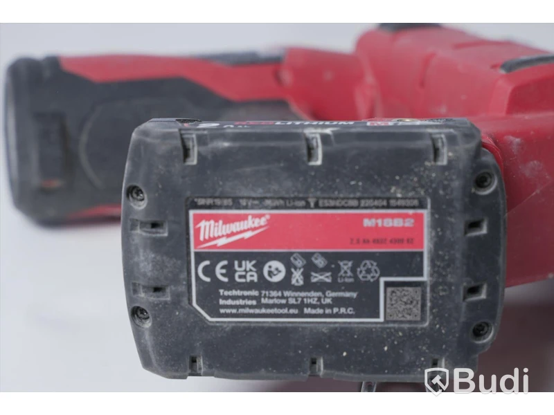 Dyckertpistol - Milwaukee M18 FN18GS med batteri och laddare - OBS