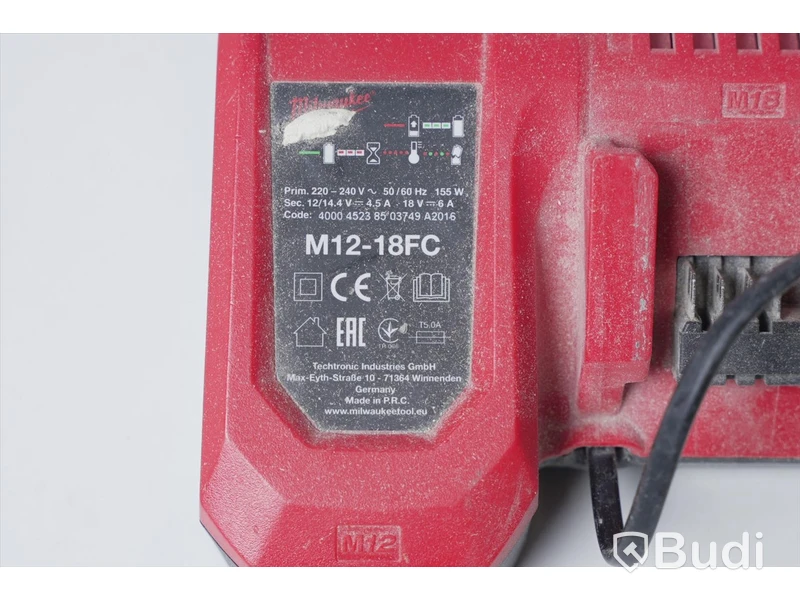 Dyckertpistol - Milwaukee M18 FN18GS med batteri och laddare - OBS