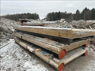 3 st Flytbryggor/arbetsplattform, olika storlekar