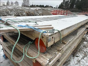 4 st Flytbryggor/arbetsplattform
