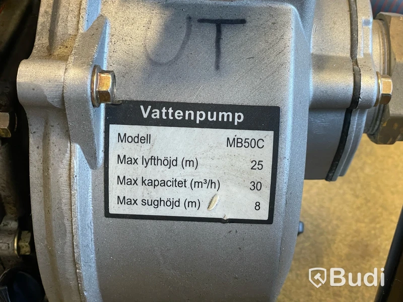 Vattenpump — MB50C, bensindriven