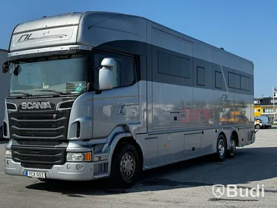Racebuss Scania R360 6X2-4 -2013 | Garage | Tält
