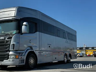 Racebuss Scania R360 6X2-4 -2013 | Garage | Tält