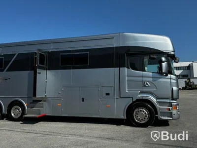 Racebuss Scania R360 6X2-4 -2013 | Garage | Tält