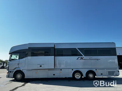 Racebuss Scania R360 6X2-4 -2013 | Garage | Tält