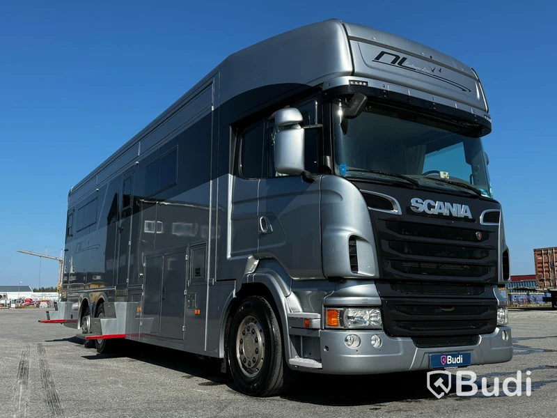 Racebuss Scania R360 6X2-4 -2013 | Garage | Tält