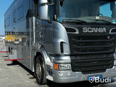 Racebuss Scania R360 6X2-4 -2013 | Garage | Tält