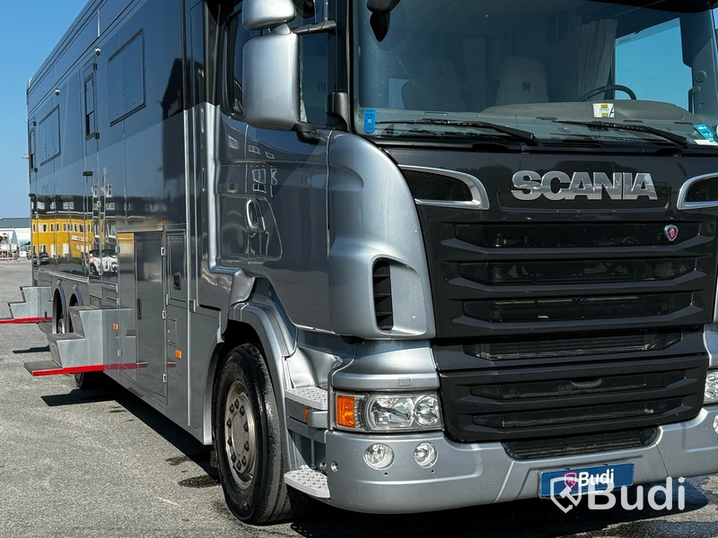 Racebuss Scania R360 6X2-4 -2013 | Garage | Tält