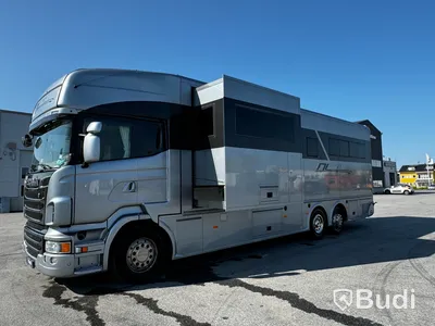 Racebuss Scania R360 6X2-4 -2013 | Garage | Tält