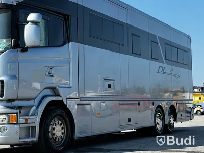 Racebuss Scania R360 6X2-4 -2013 | Garage | Tält
