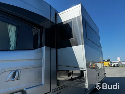 Racebuss Scania R360 6X2-4 -2013 | Garage | Tält